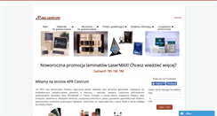 Desktop Screenshot of apcentrum.com.pl